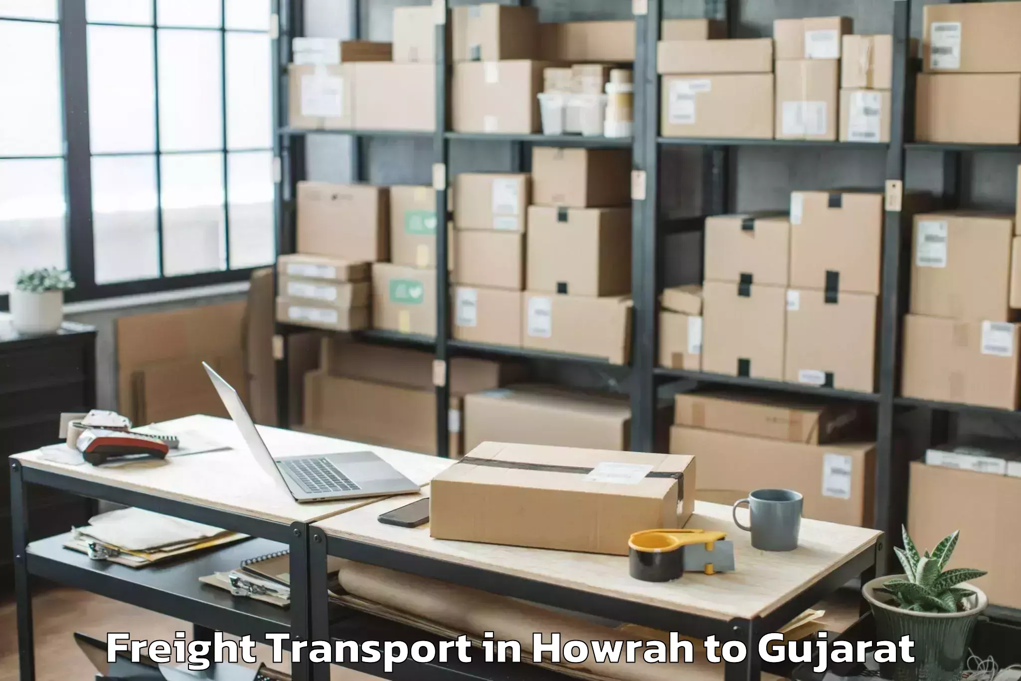 Discover Howrah to Sihor Freight Transport